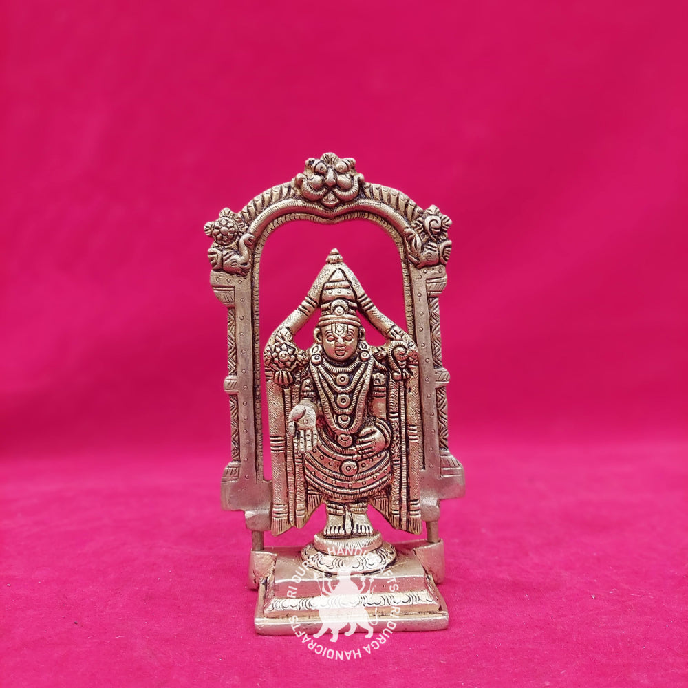 6" Inch Brass Tirupati Balaji Idol