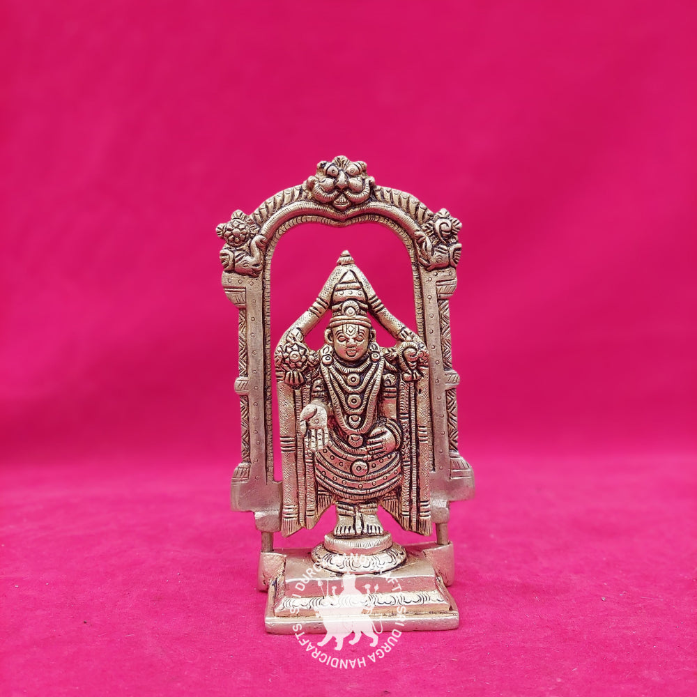 6" Inch Brass Tirupati Balaji Idol