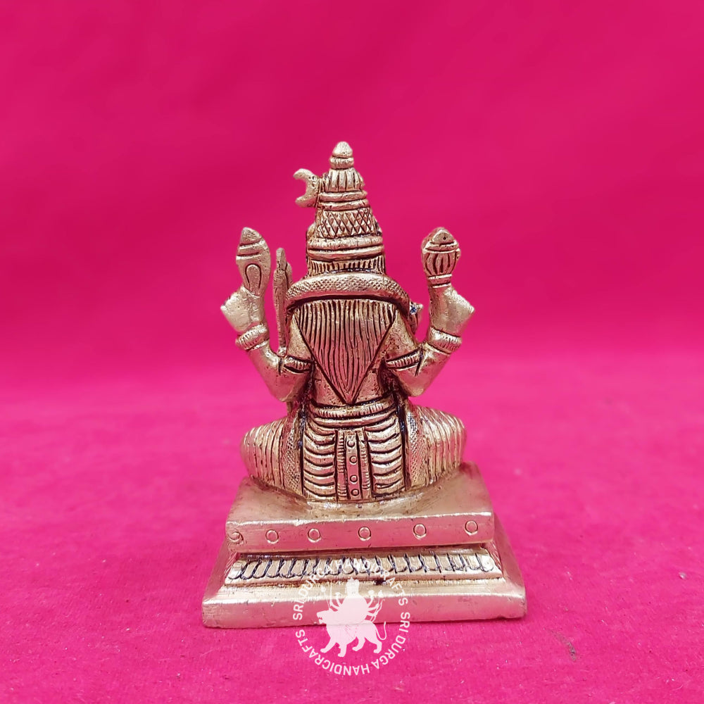 4" Inch Brass Goddess Rajeshwari Idol