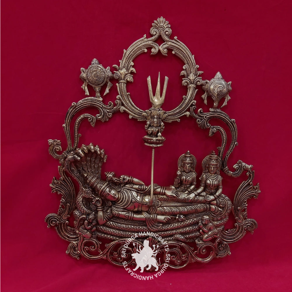 24" inch Ranganathar Brass Wall Plate