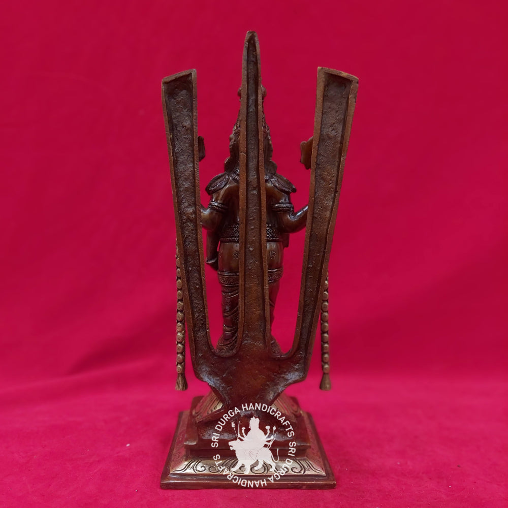 14" inch Brass Colour Balaji Idol