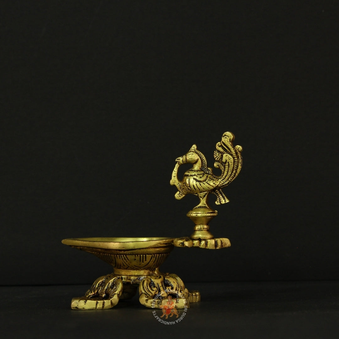 5" inch Elegant Fancy Annam Vilakku