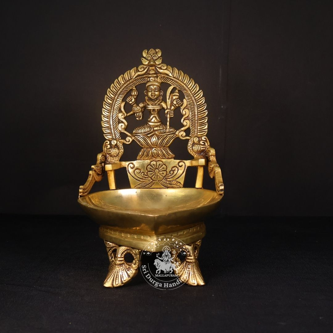8" inch Brass Kamatchi Deepam