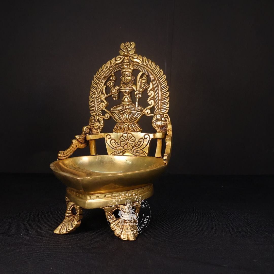 8" inch Brass Kamatchi Deepam