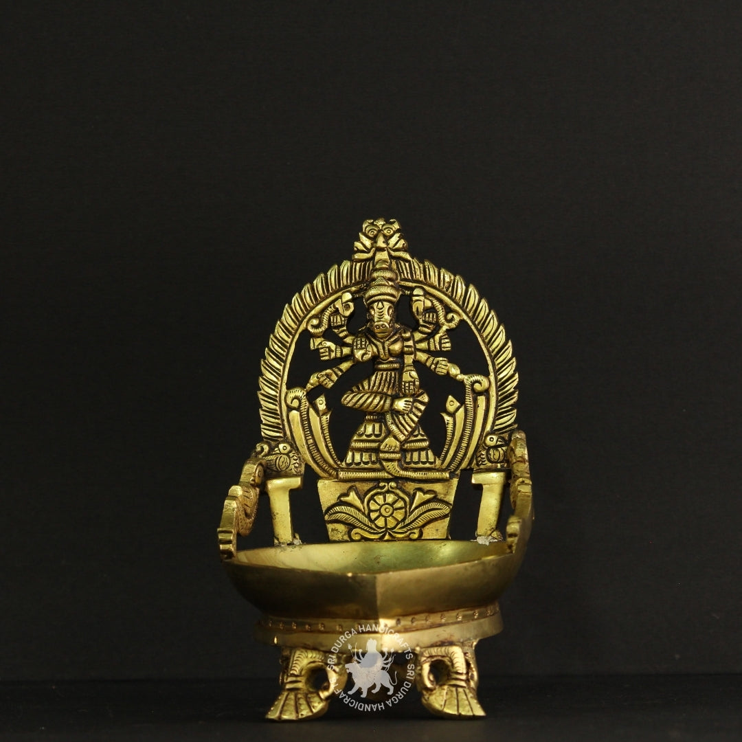 7" inch Brass Varagi Deepam