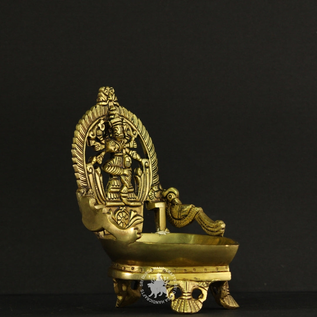 7" inch Brass Varagi Deepam