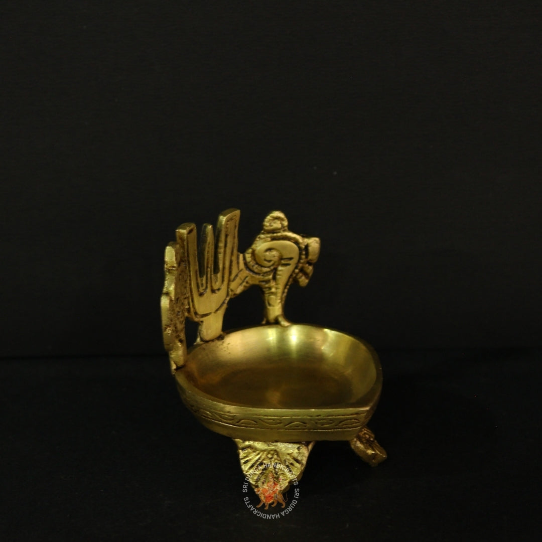 3" inch Sacred Sangu Chakram Namam Deepam