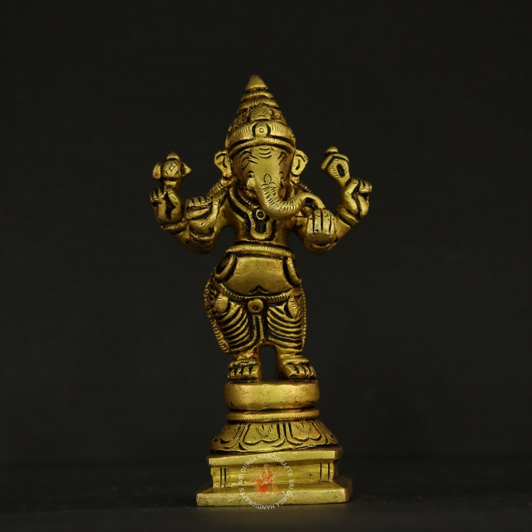 5" inch Standing Ganesh Blessing Idol