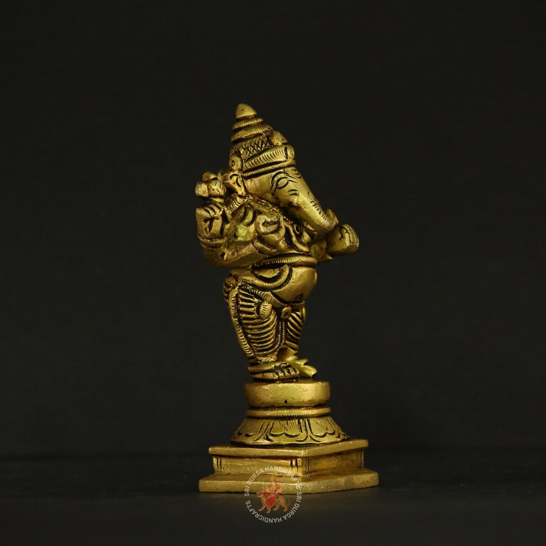5" inch Standing Ganesh Blessing Idol