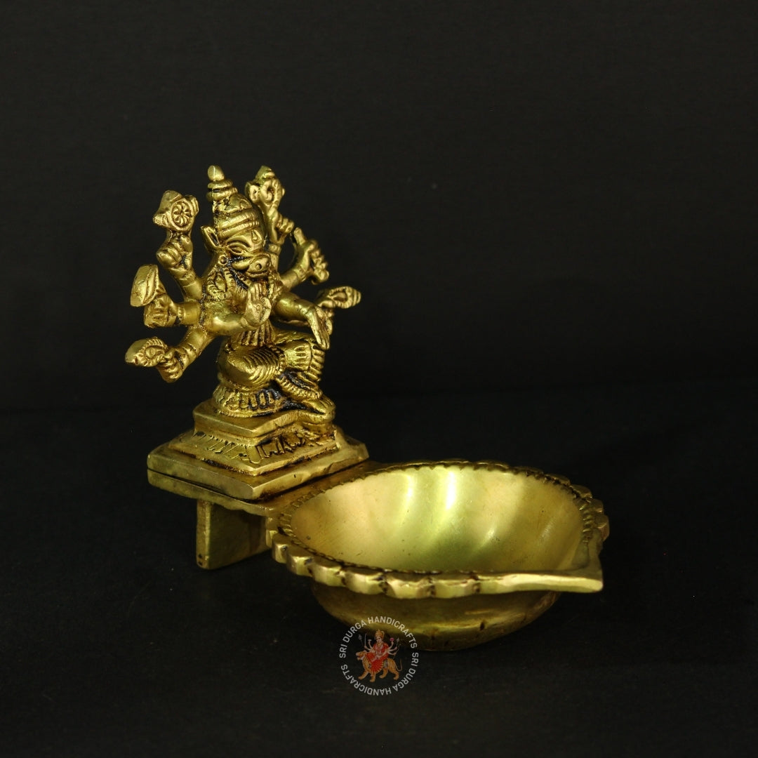 4" inch Antique Varagi Vilakku Diya