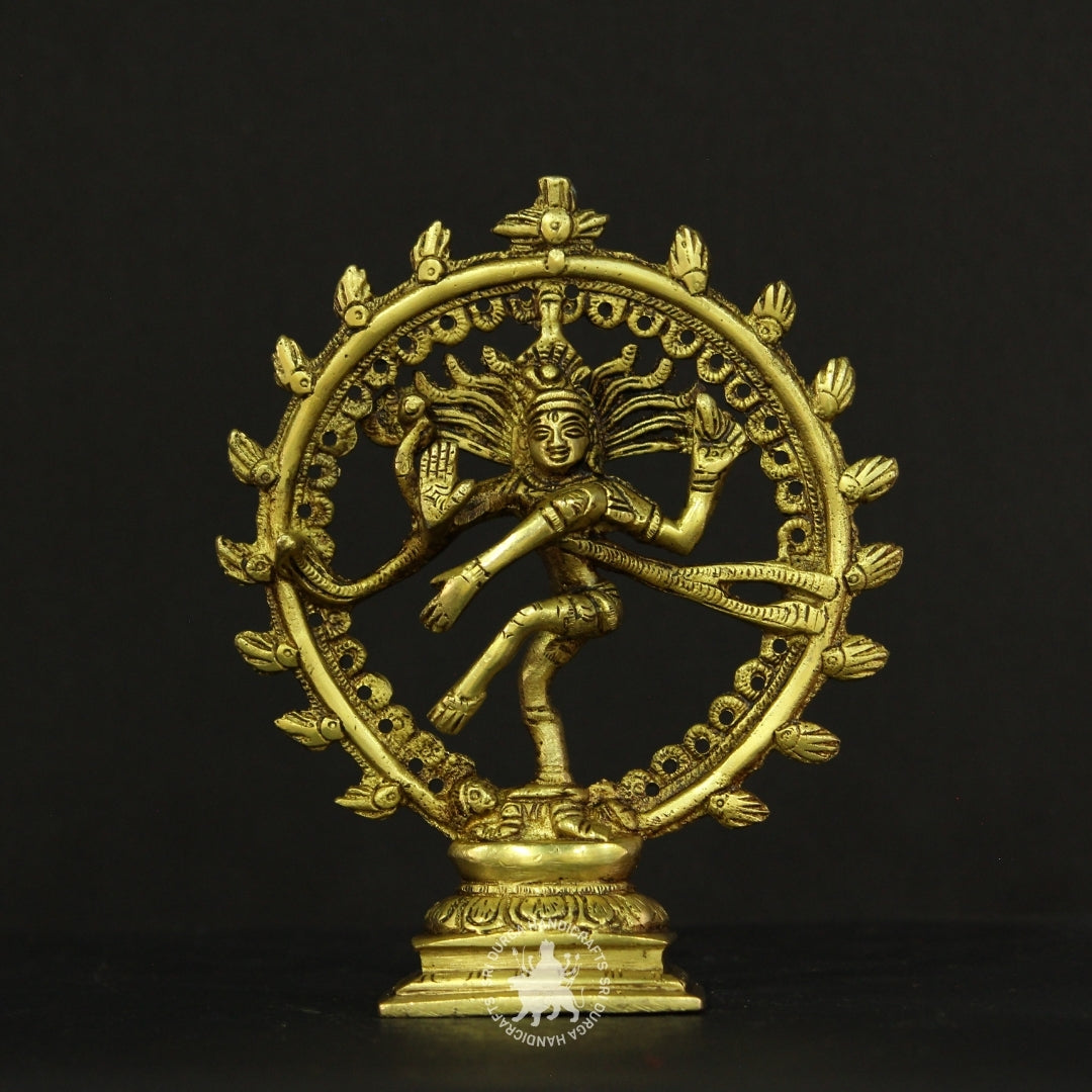6" inch Graceful Brass Natrajar in Dance