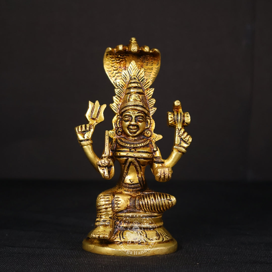 5" inch Karumari Amman Brass Sculpt
