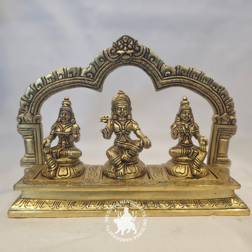 8" inch Brass Ayyanar Set