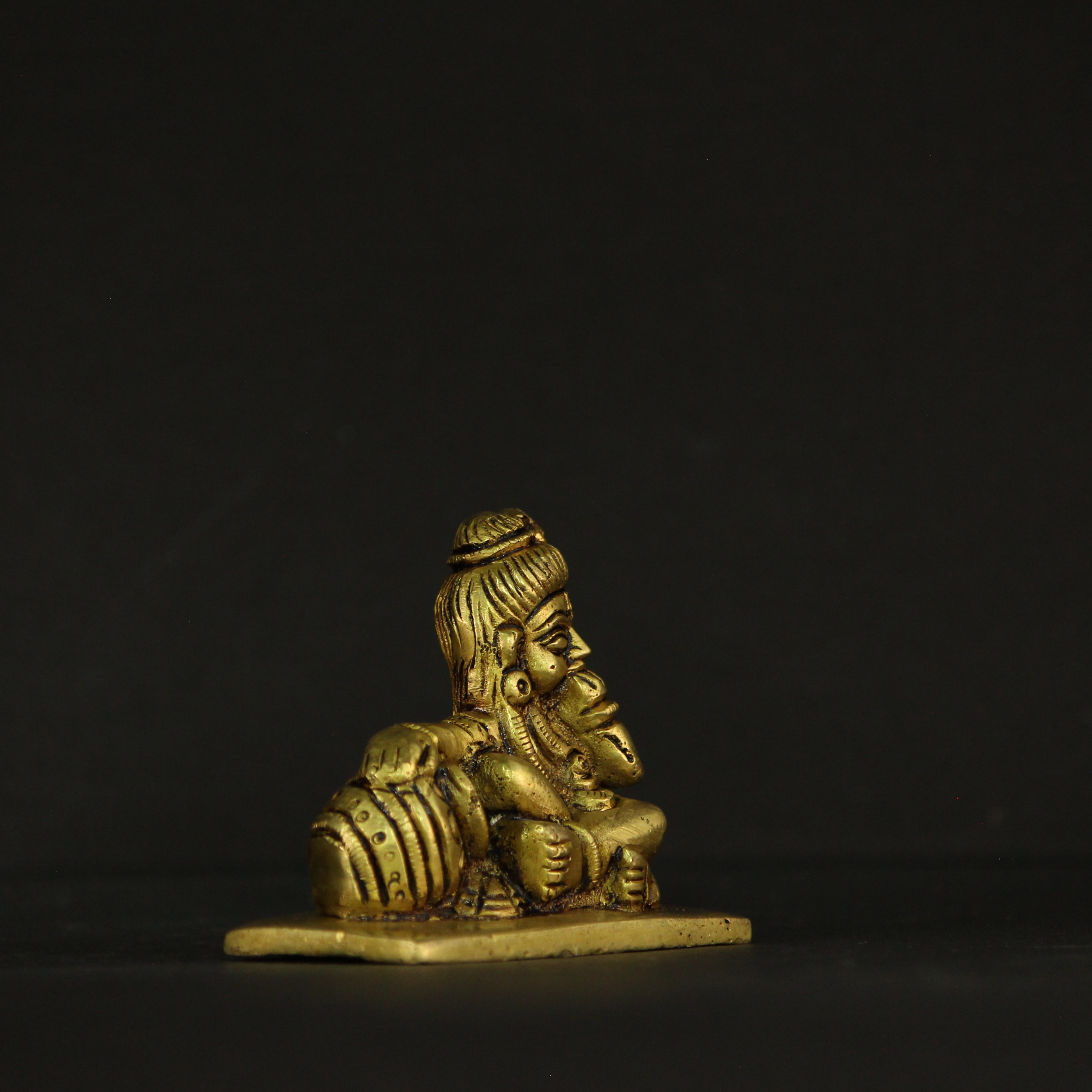 3†inch Brass Matki Krishnar Idol