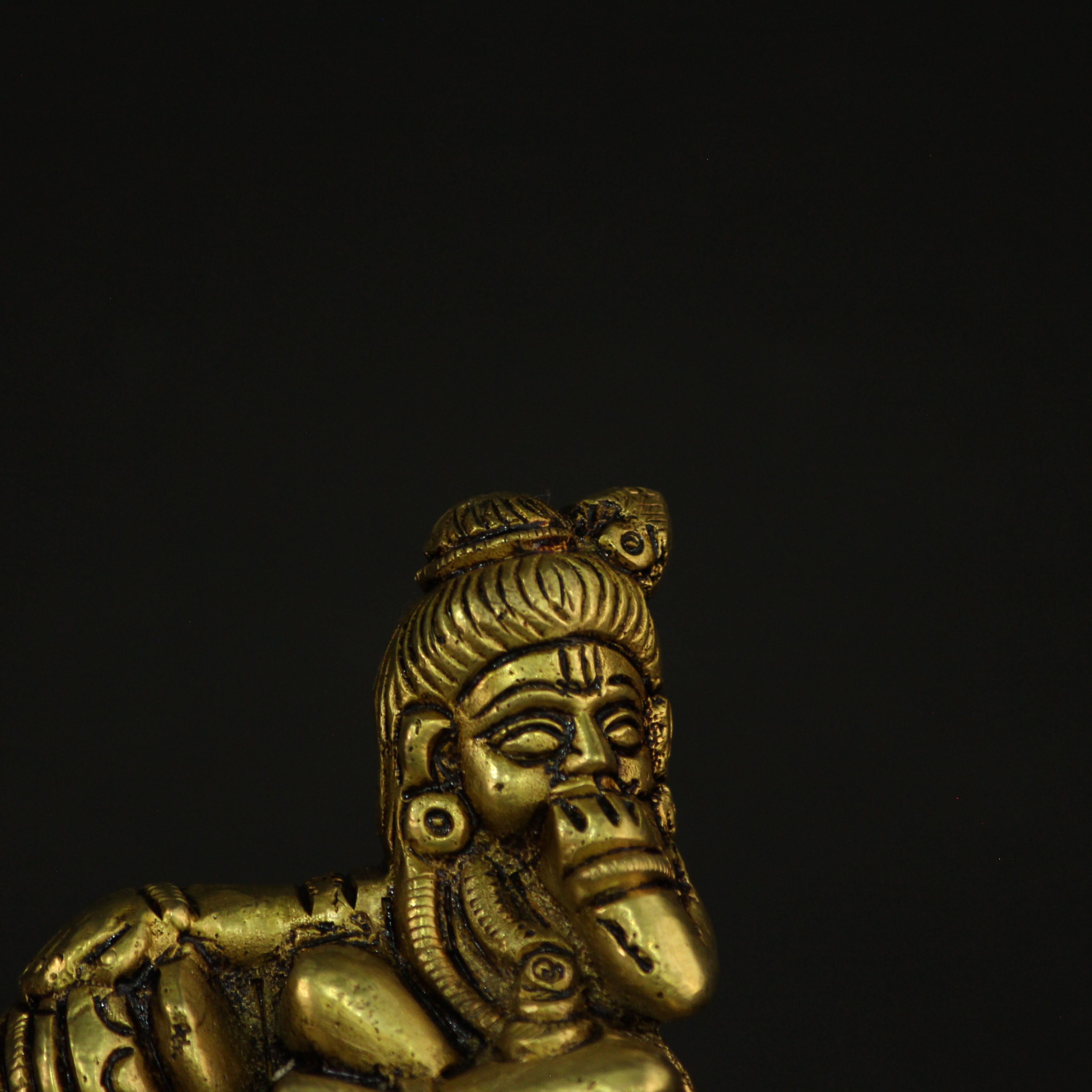 3†inch Brass Matki Krishnar Idol