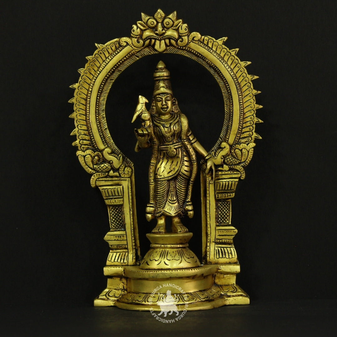 Framed Meenakshi Temple Idol