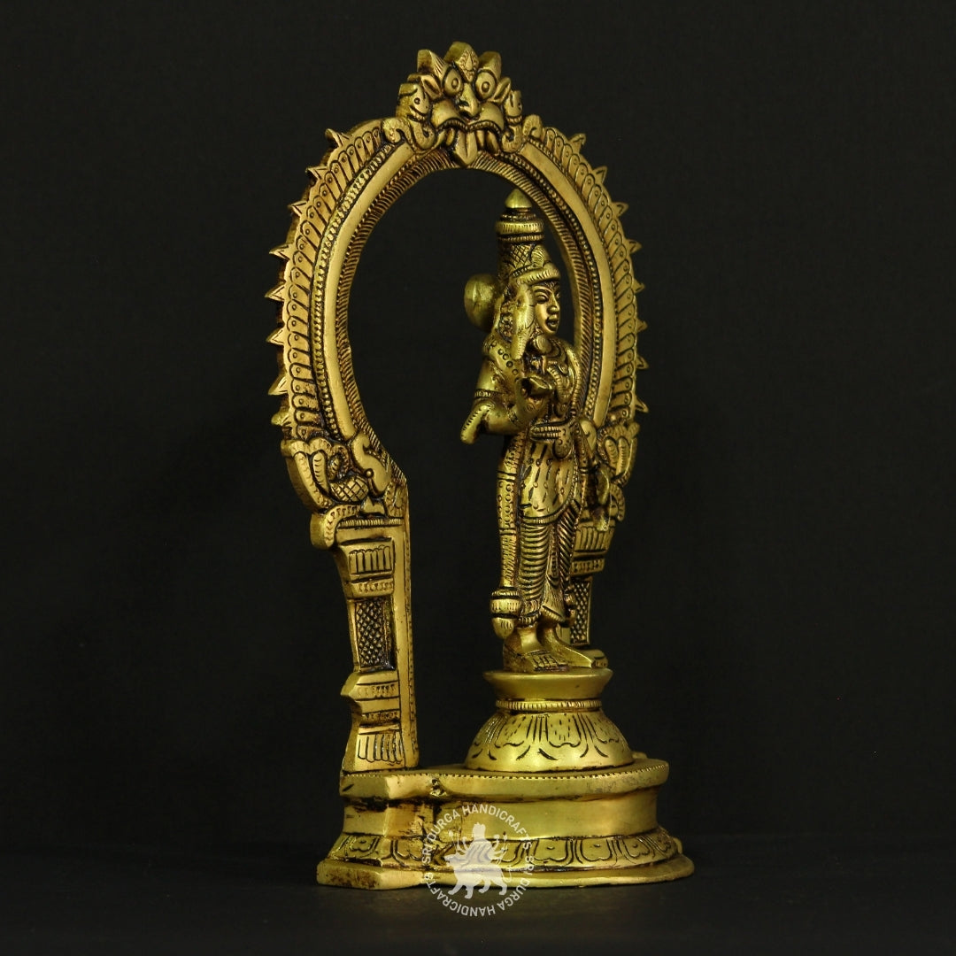 11" inch Framed Meenakshi Temple Idol
