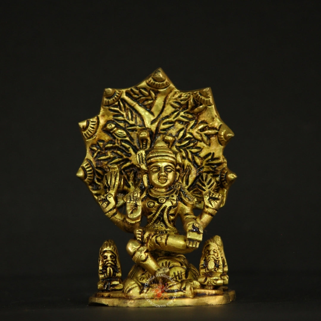 4" inch Brass Dakshanamoorthy Idol