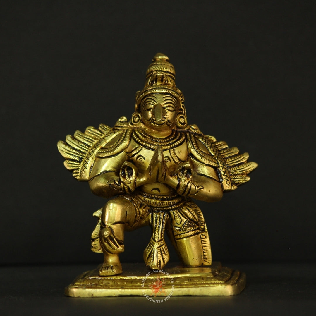 5" inch Brass Sitting Garudan Idol