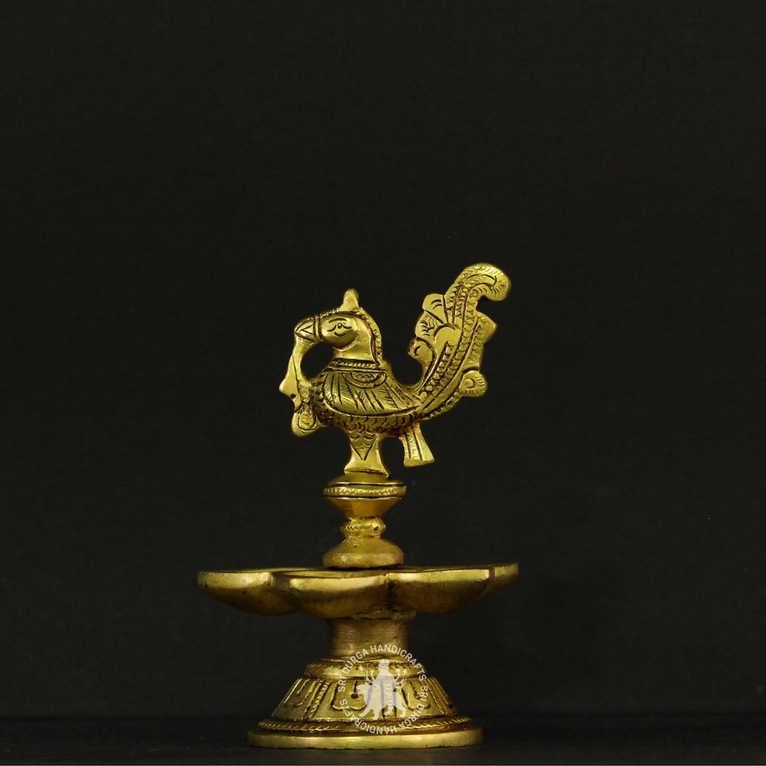 5" inch Brass Annam Deepam