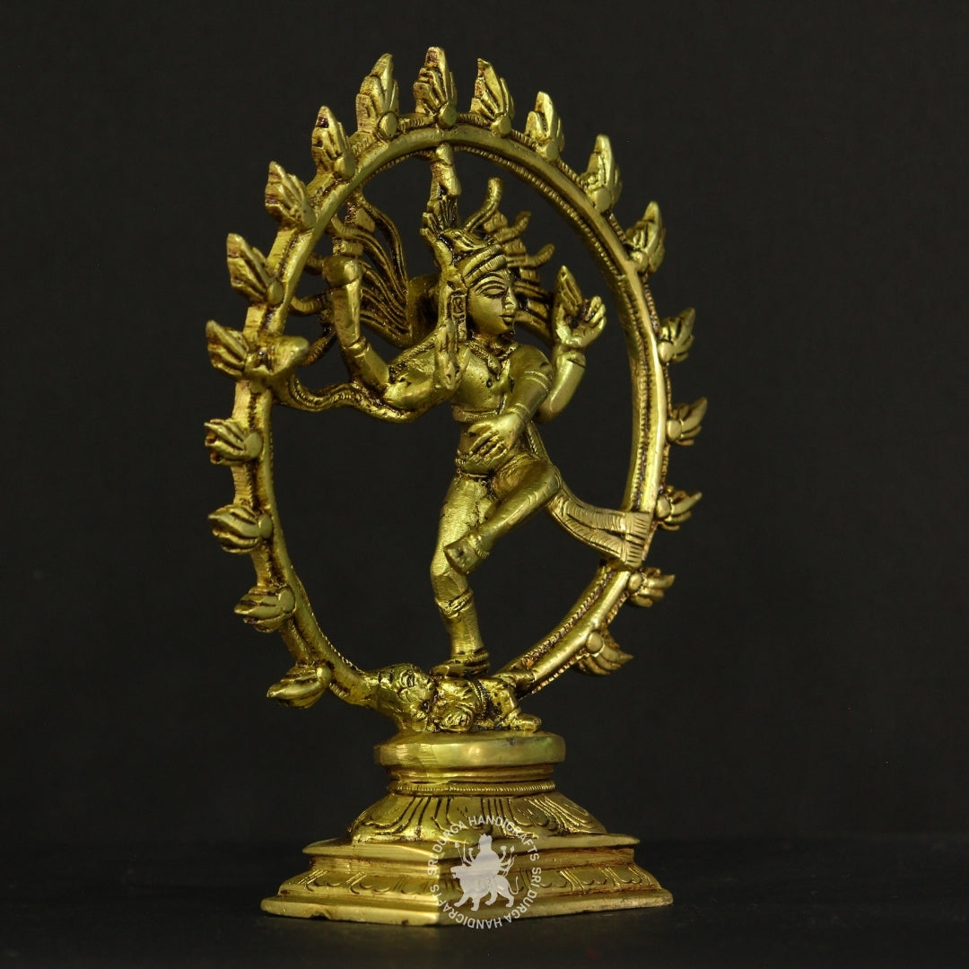 8" inch Dancing Natrajar Antique Idol