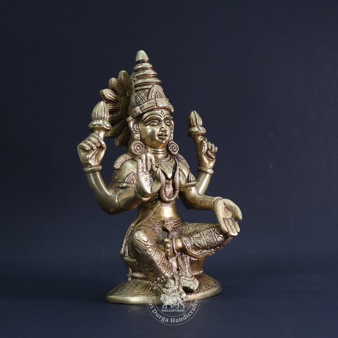8" Inch Brass Lakshmi