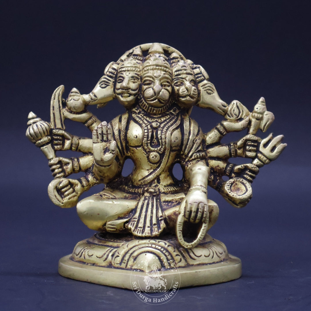5" Inch Panchamugam Hanuman (5 Face)