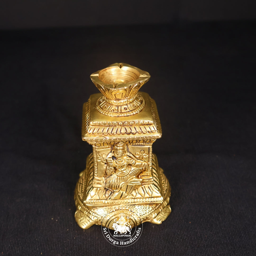 4" Inch Brass Tortoise Kuber Deep