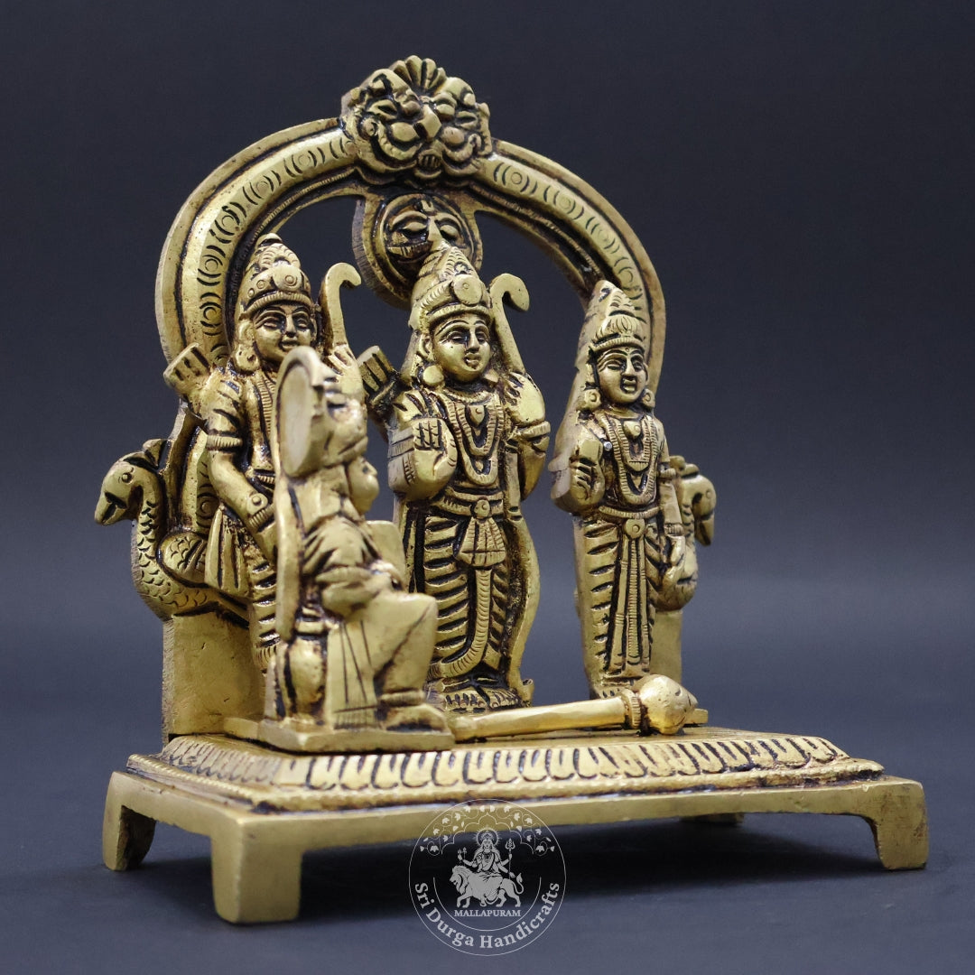 6" Inch Brass Ram Darbar