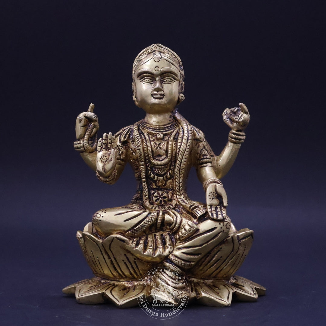 6" Inch Brass Kamal Balathirupurasundari