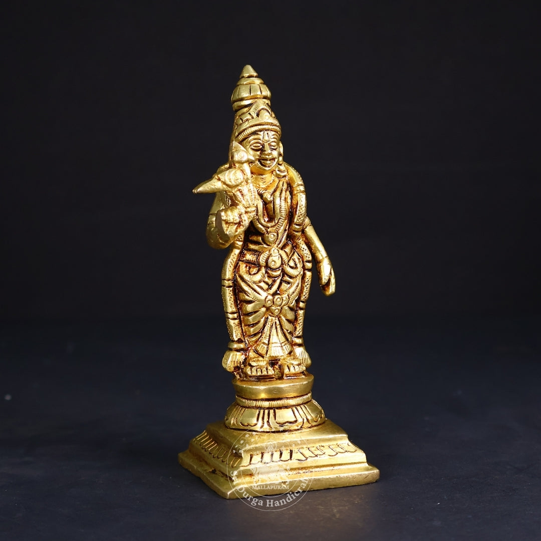 5" Inch Brass Meenakshi Idol
