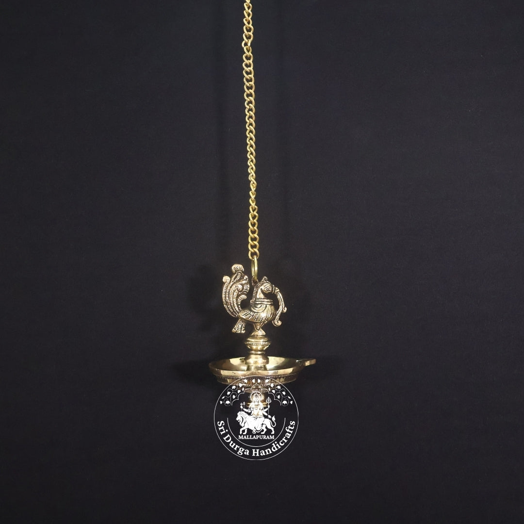 6" Inch Brass Annam Saravilakku Hanging