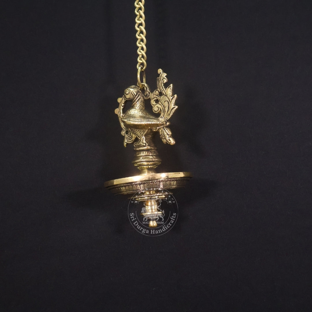 6" Inch Brass Annam Saravilakku Hanging