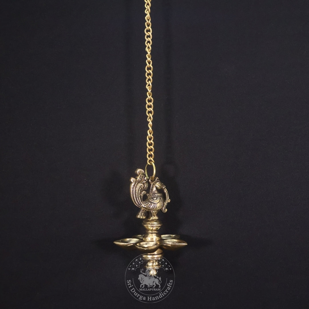 5" Inch Brass Annam Saravilakku Hanging