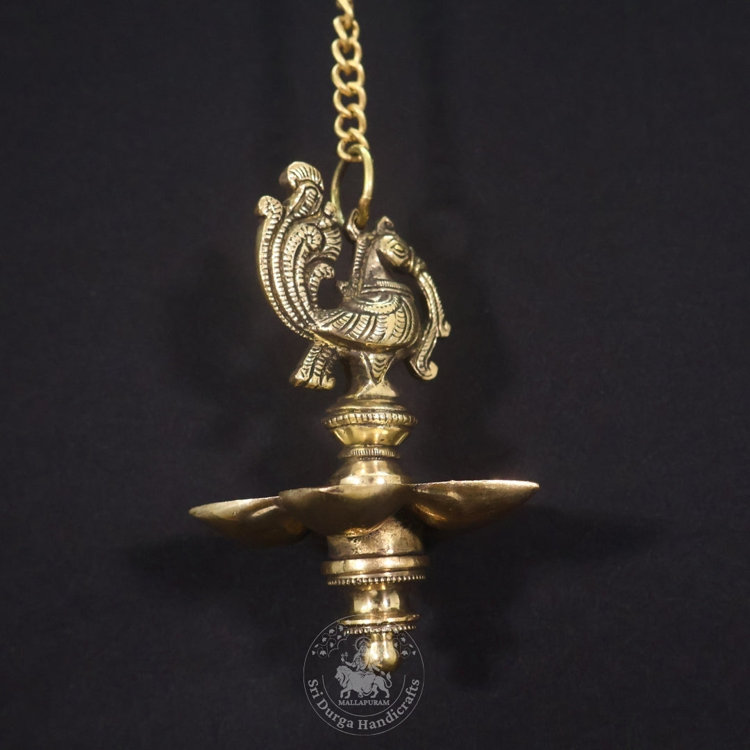5" Inch Brass Annam Saravilakku Hanging