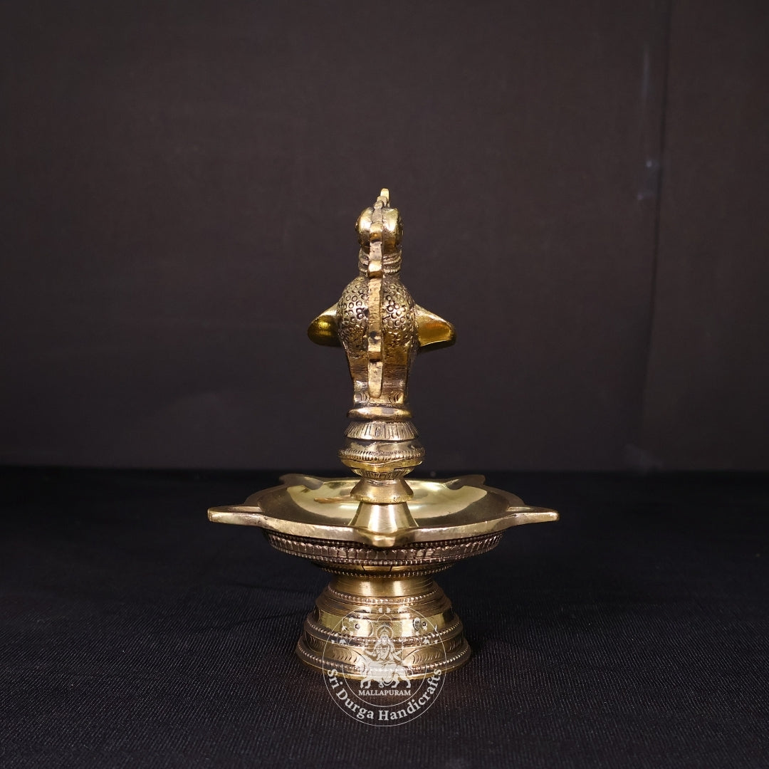6" Inch Brass Annam Deep With Base