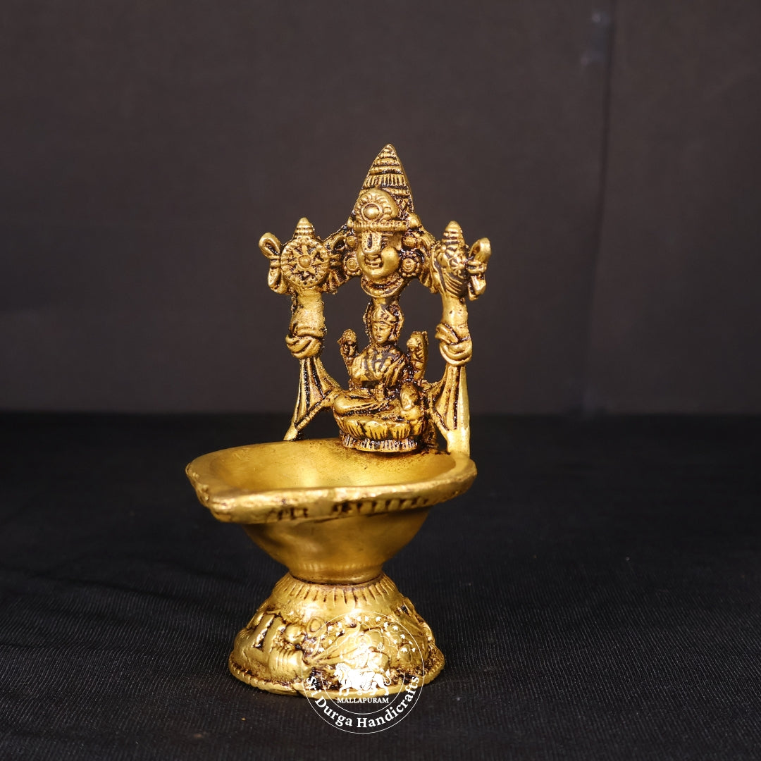 5" Inch Brass Balaji Lakshmi Deep