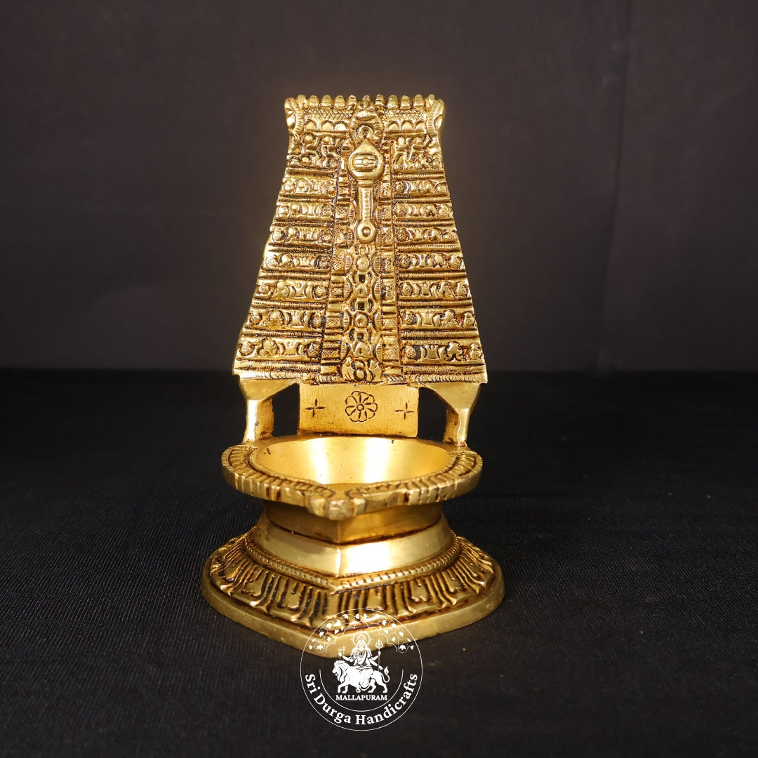 6" Inch Brass Murugar Temple Deep