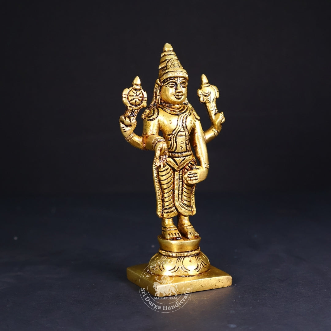 6" Inch Brass Balaji Standing Idol