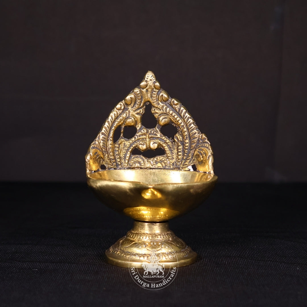 4" Inch Brass Fancy Deep