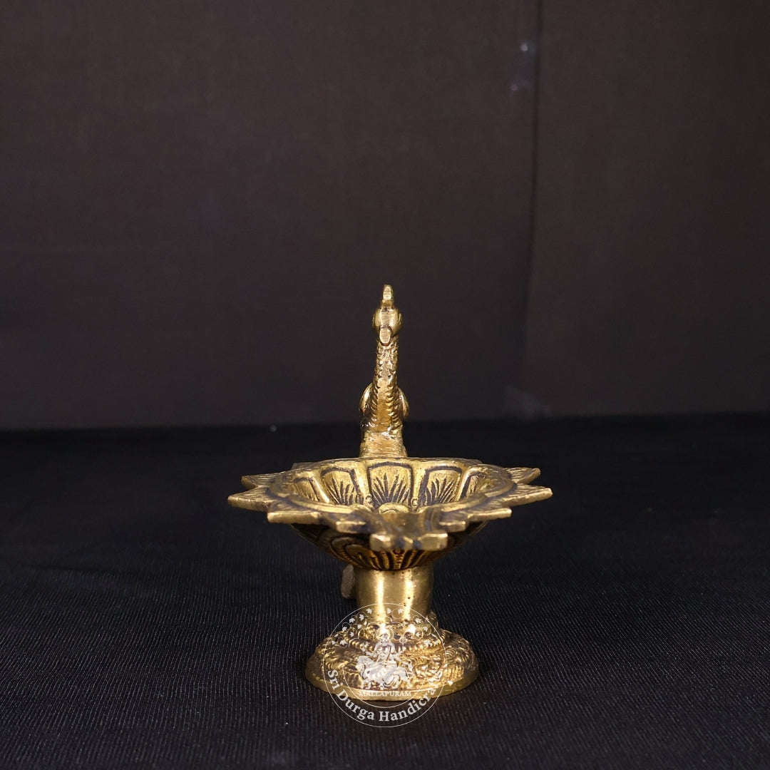 4" Inch Brass Peacock Fancy Deep