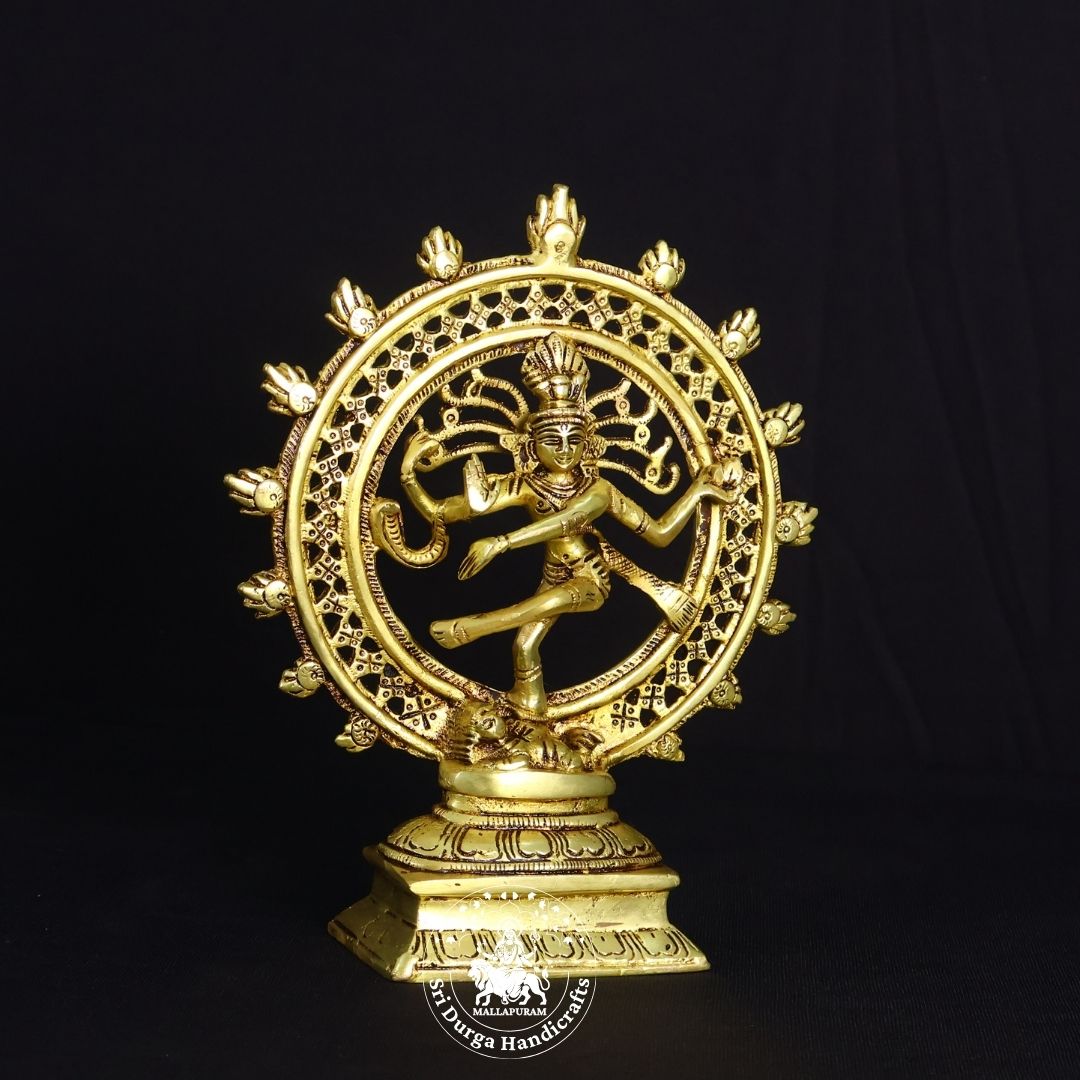 8" Inch Brass Natrajar Idol