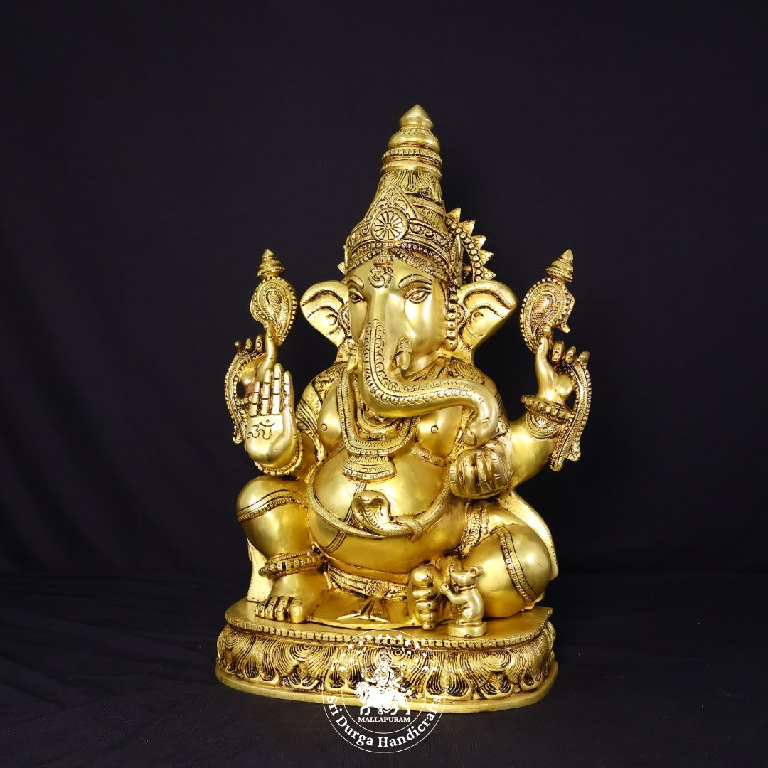 18" Inch Brass New Ganesh Idol