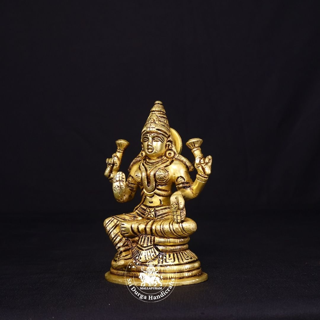 5" Inch Brass New Lakshmi Idol