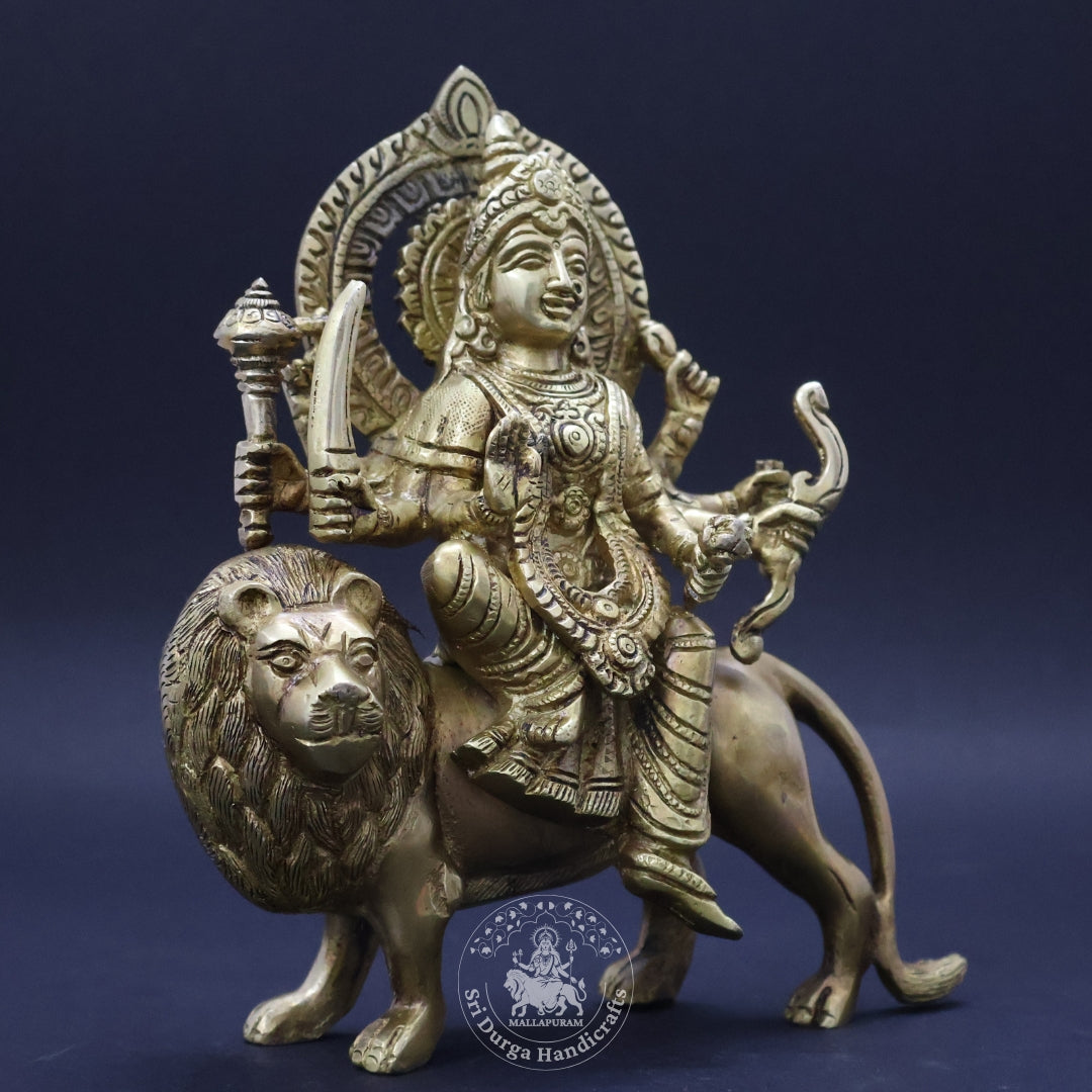 8" Inch Brass Simma Durgai