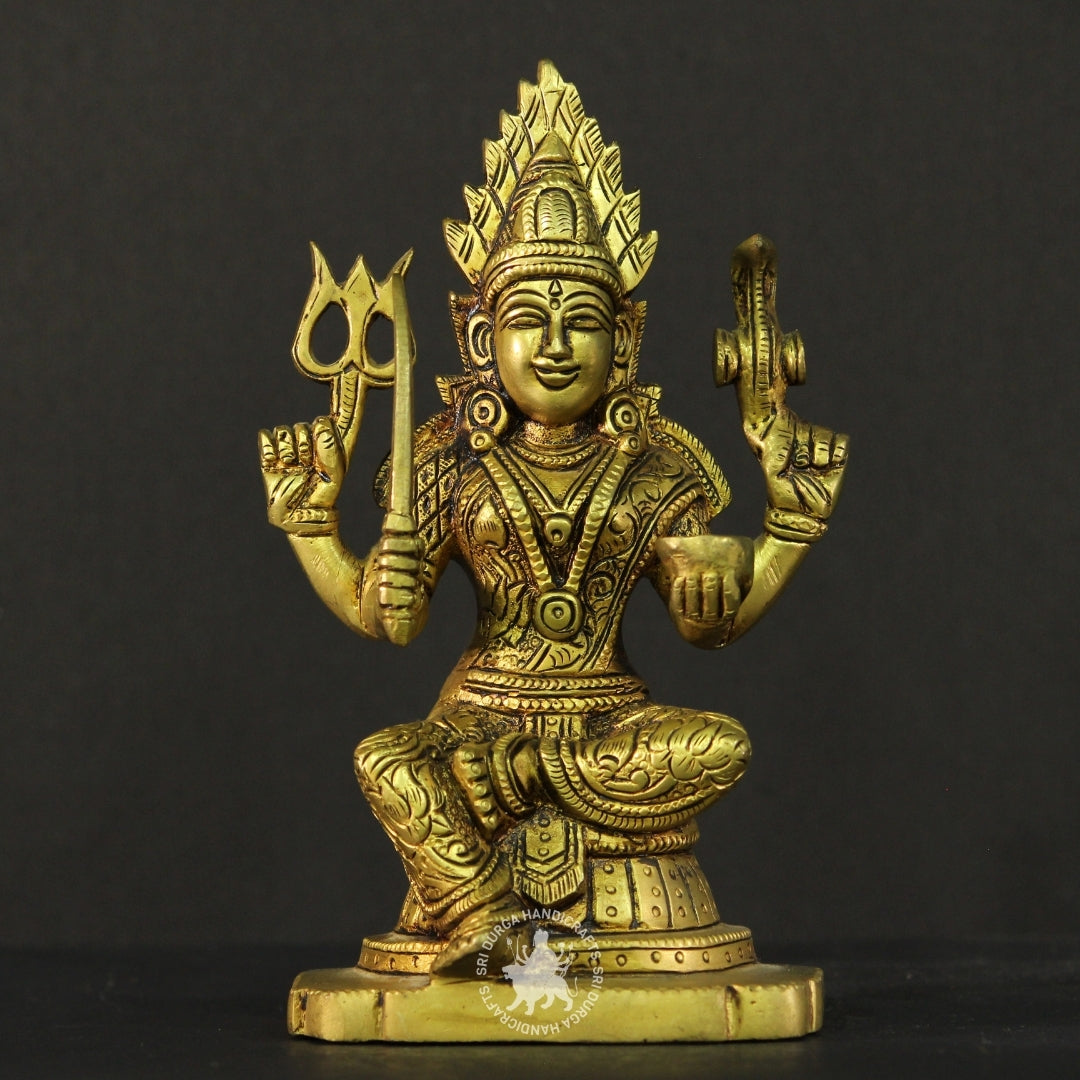 7" inch Brass Karumari Amman Grace
