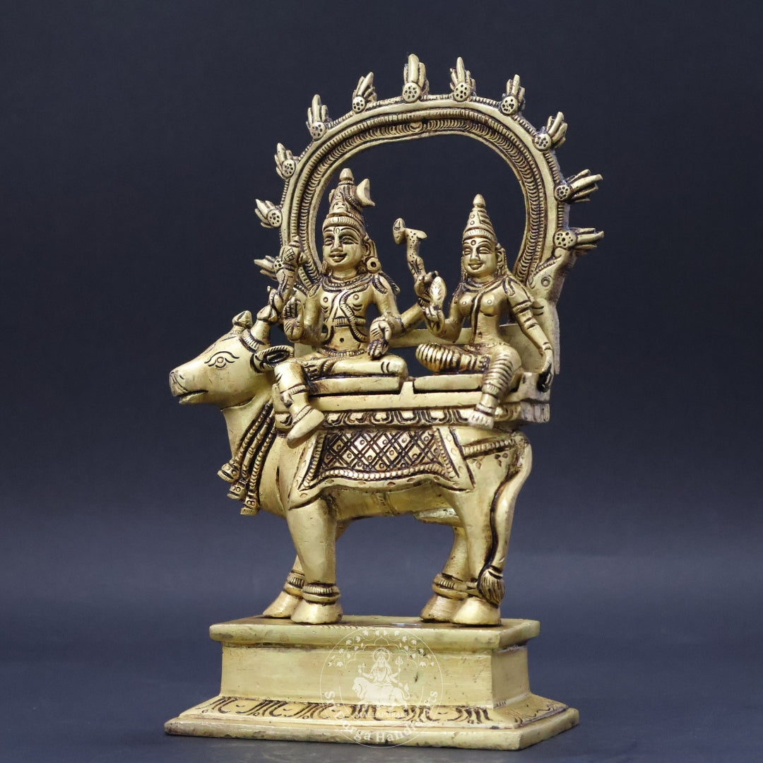 9" Inch Brass Pradhosha Nayagar