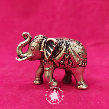 1.5 Inch Brass Elephant Idol