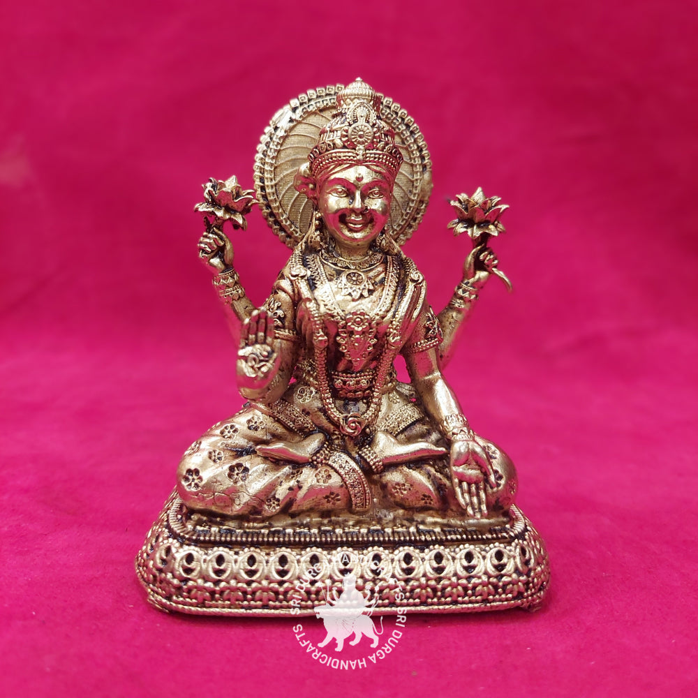 3.5 inch Brass Fancy Lakshmi Idol