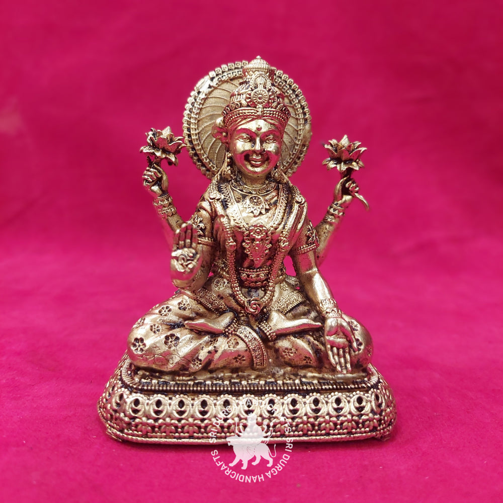 3.5" inch Brass Fancy Lakshmi Idol